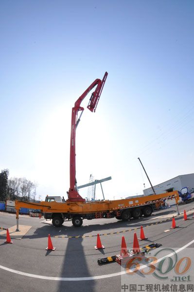 62米泵車在千葉縣培訓場