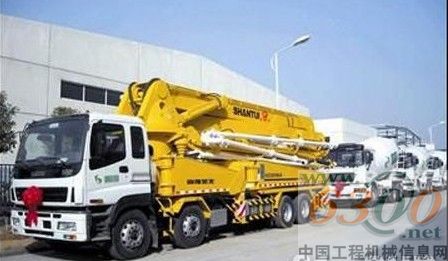 山推,混凝土泵車