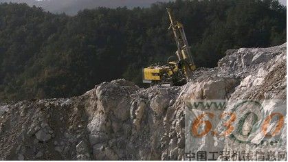 ROC L6液壓潛孔式鉆機在杭州三江礦業的礦山