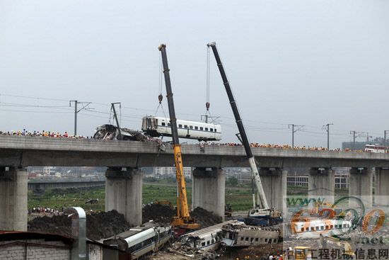 徐工,起重機,溫州動車,救援