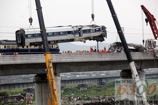 徐工,起重機,溫州動車,救援