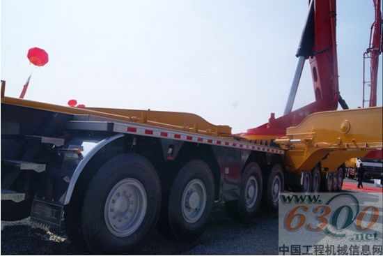 三一重工 86米泵車 米其林輪胎